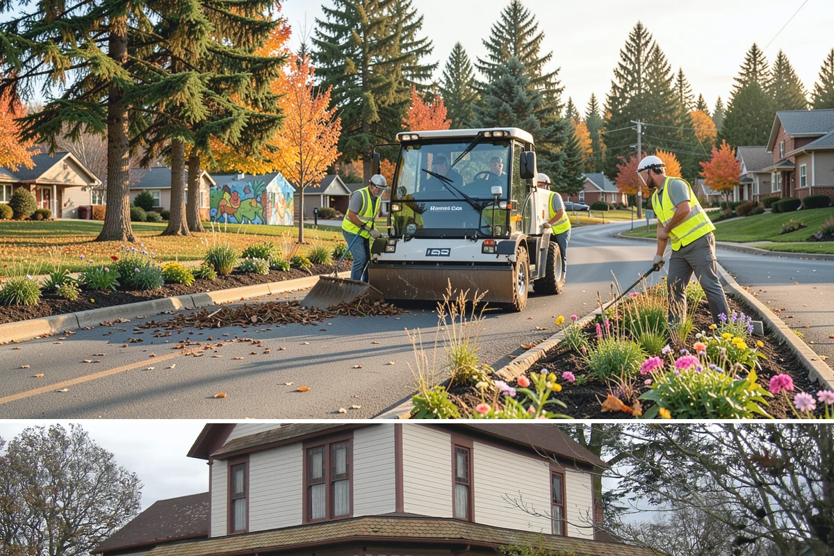 Right-of-Way Tree Clearing in Sumner, Pierce County, WA - Right-of-way clearing is performed year-round, with dormant-season work reducing traffic impact and improving cut visibility.