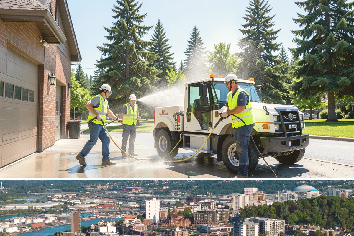 Right-of-Way Tree Clearing in Tacoma, Pierce County, WA - Right-of-way clearing is performed year-round, with dormant-season work reducing traffic impact and improving cut visibility.