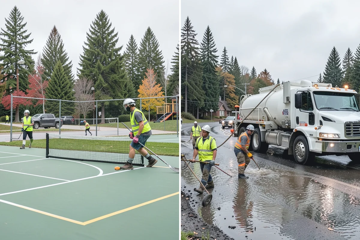 Right-of-Way Tree Clearing in Woodinville, King County, WA - We survey the corridor to define clearance targets and conflict trees
