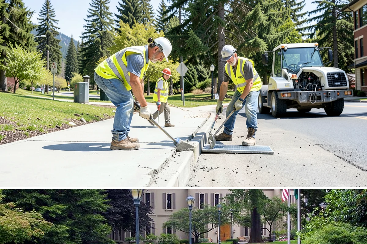 Right-of-Way Tree Clearing in Woodinville, King County, WA - Right-of-way clearing is performed year-round, with dormant-season work reducing traffic impact and improving cut visibility.