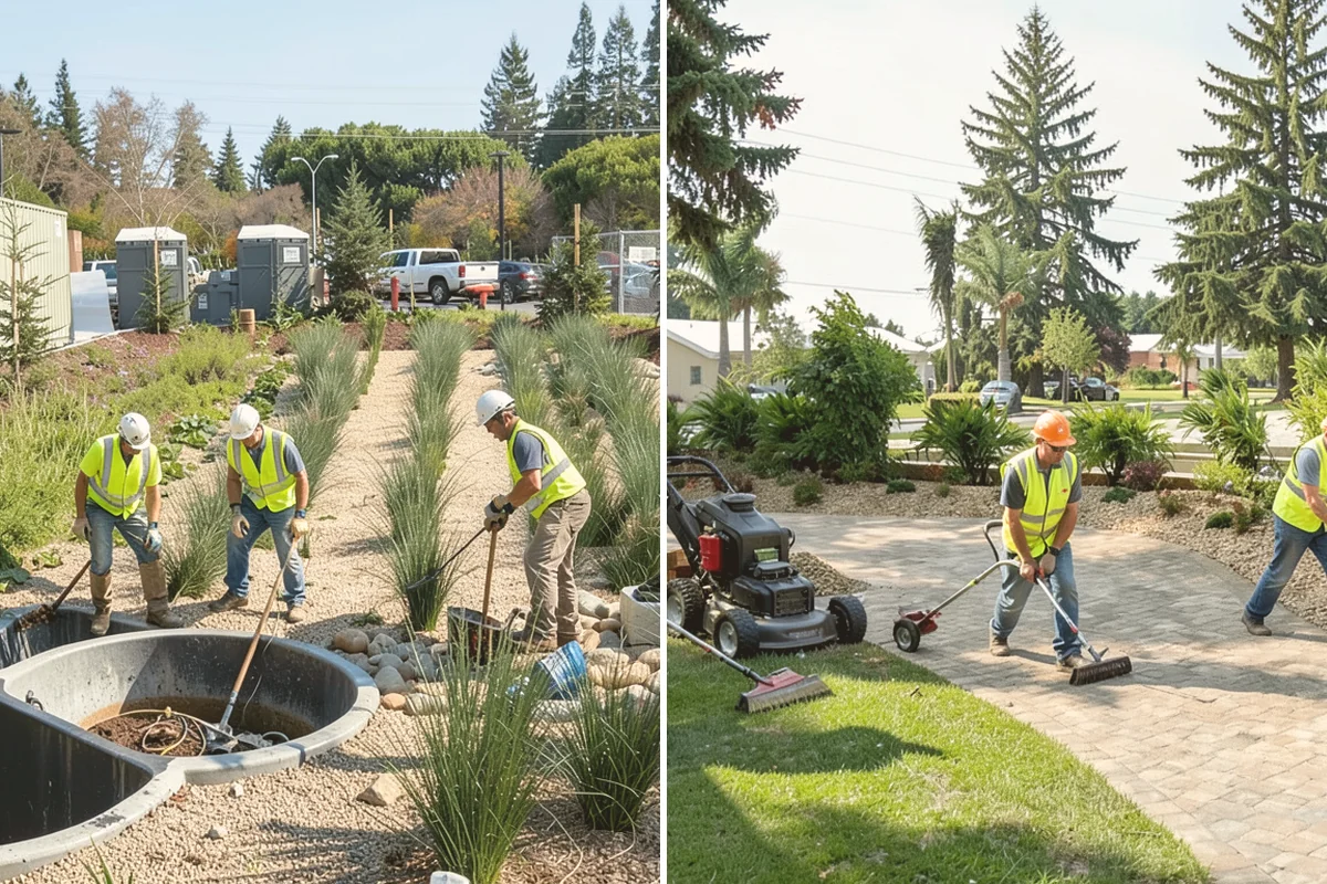 Right-of-Way Vegetation Removal in Algona, King County, WA - Confirm right-of-way limits with agency survey data and mark boundaries