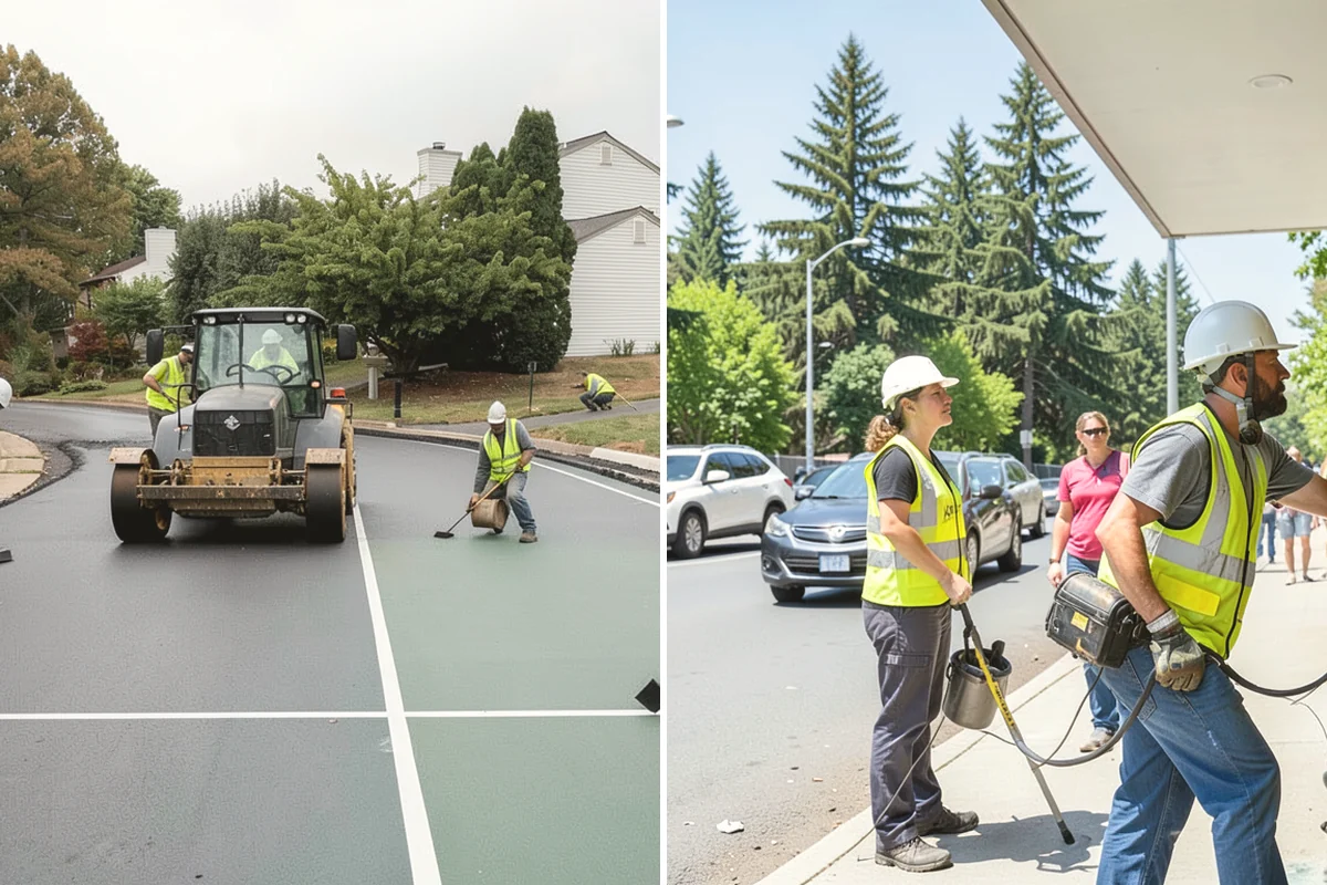 Right-of-Way Vegetation Removal in Anacortes, Skagit County, WA - Confirm right-of-way limits with agency survey data and mark boundaries