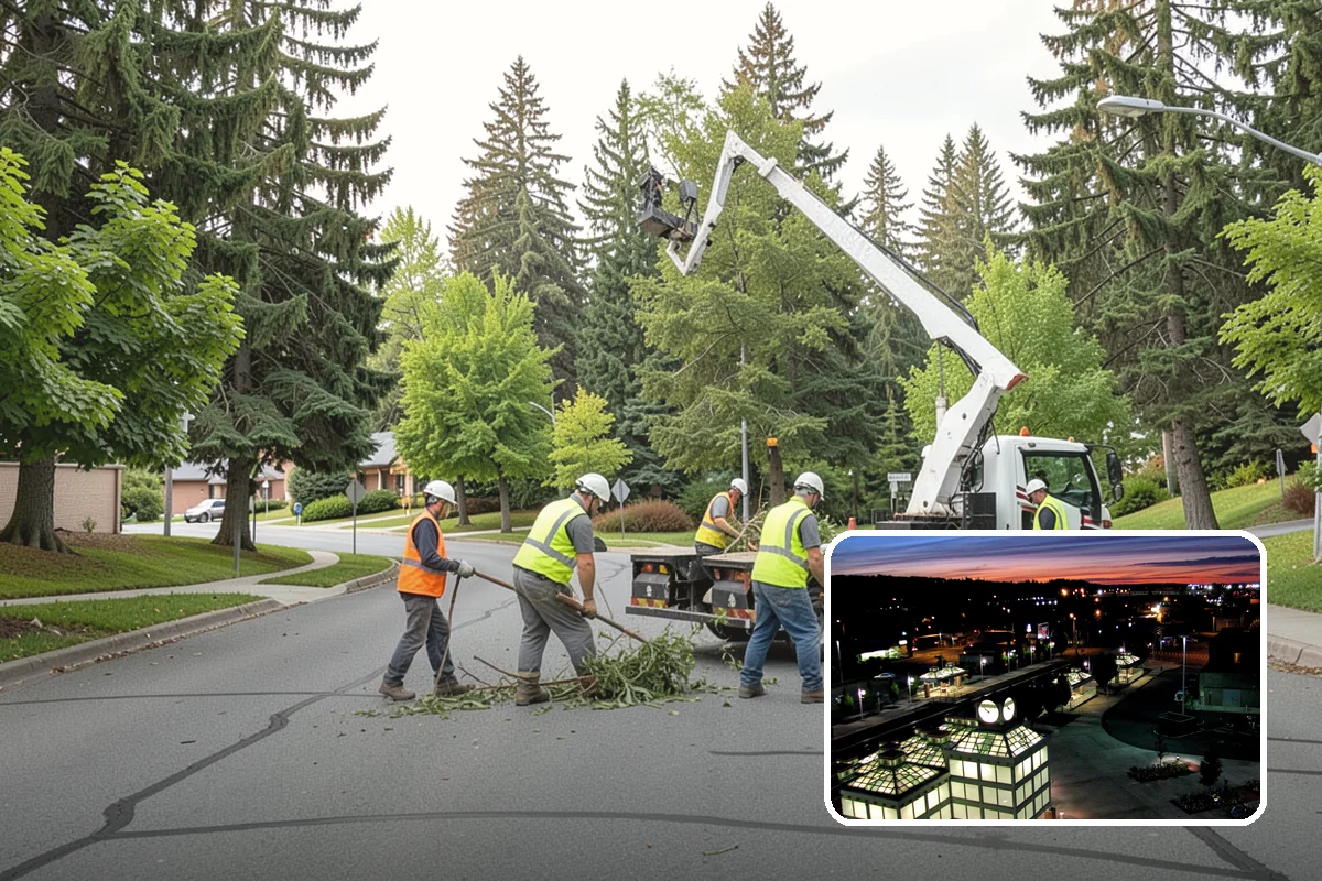 Right-of-Way Vegetation Removal in Auburn, King County, WA - Recovers encroached easement width for capital and enforcement needs