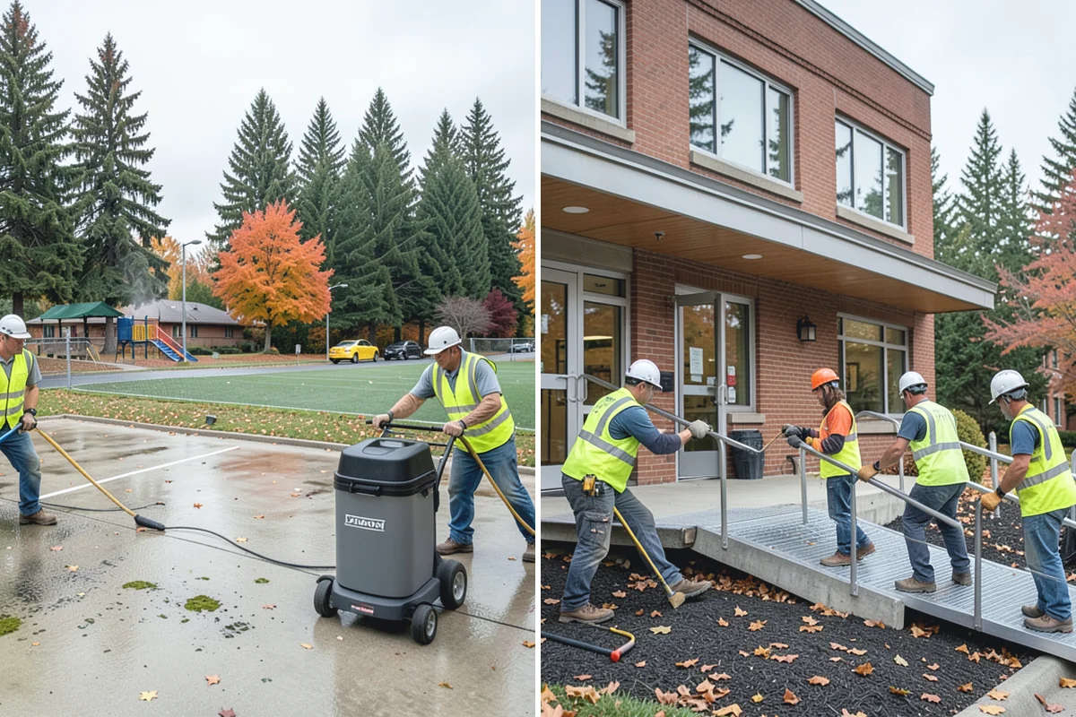 Right-of-Way Vegetation Removal in Auburn, King County, WA - Confirm right-of-way limits with agency survey data and mark boundaries