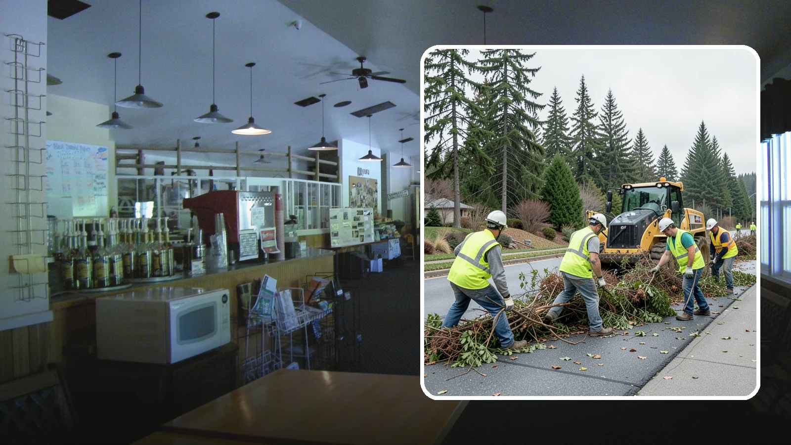 Right-of-Way Vegetation Removal in Black Diamond, King County, WA - Comprehensive vegetation removal that restores full right-of-way function where growth has overtaken the public easement.