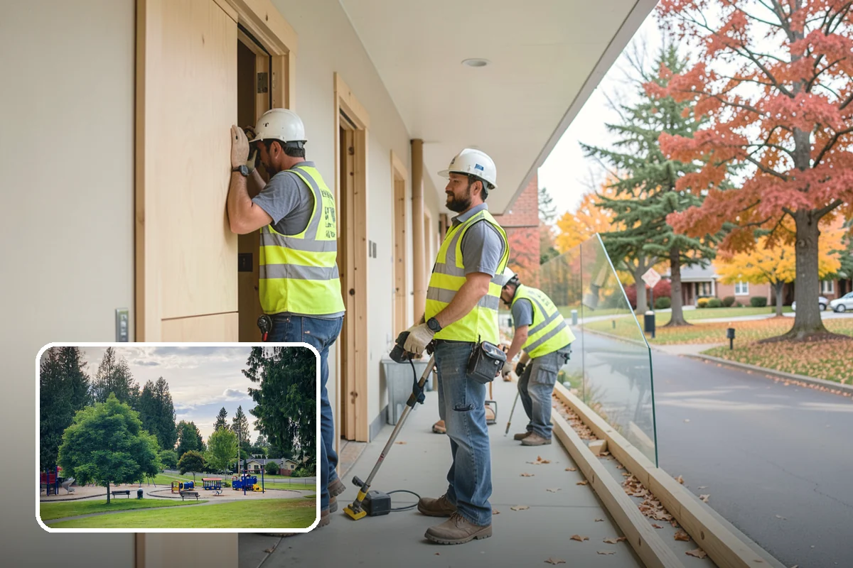 Right-of-Way Vegetation Removal in Bonney Lake, Pierce County, WA - Recovers encroached easement width for capital and enforcement needs