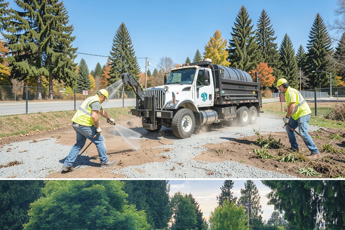 Right-of-Way Vegetation Removal in Bonney Lake, Pierce County, WA - Full-corridor removal is scheduled in the drier late-spring through early-fall window to manage soil disturbance and meet erosion...