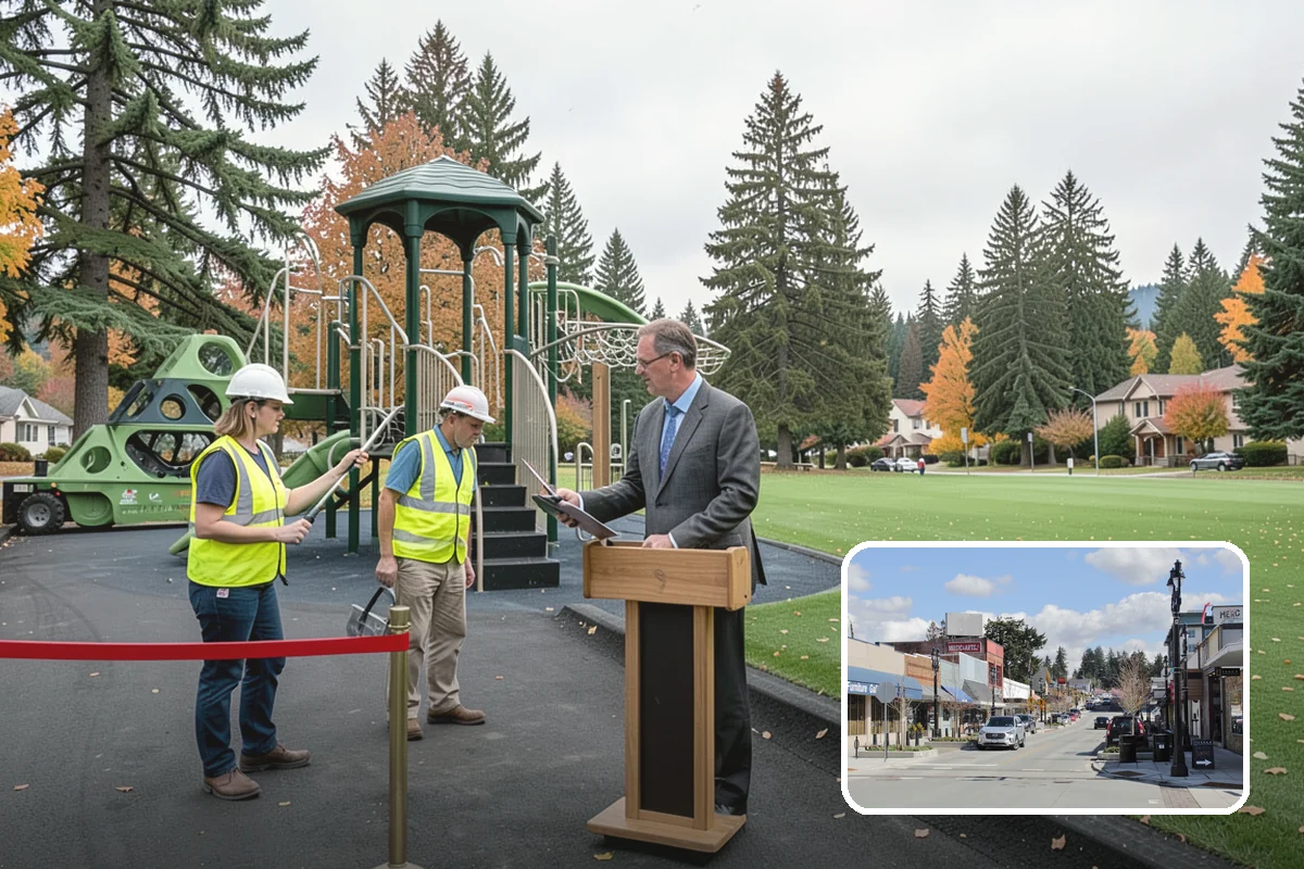 Right-of-Way Vegetation Removal in Bothell, King County, WA - Recovers encroached easement width for capital and enforcement needs