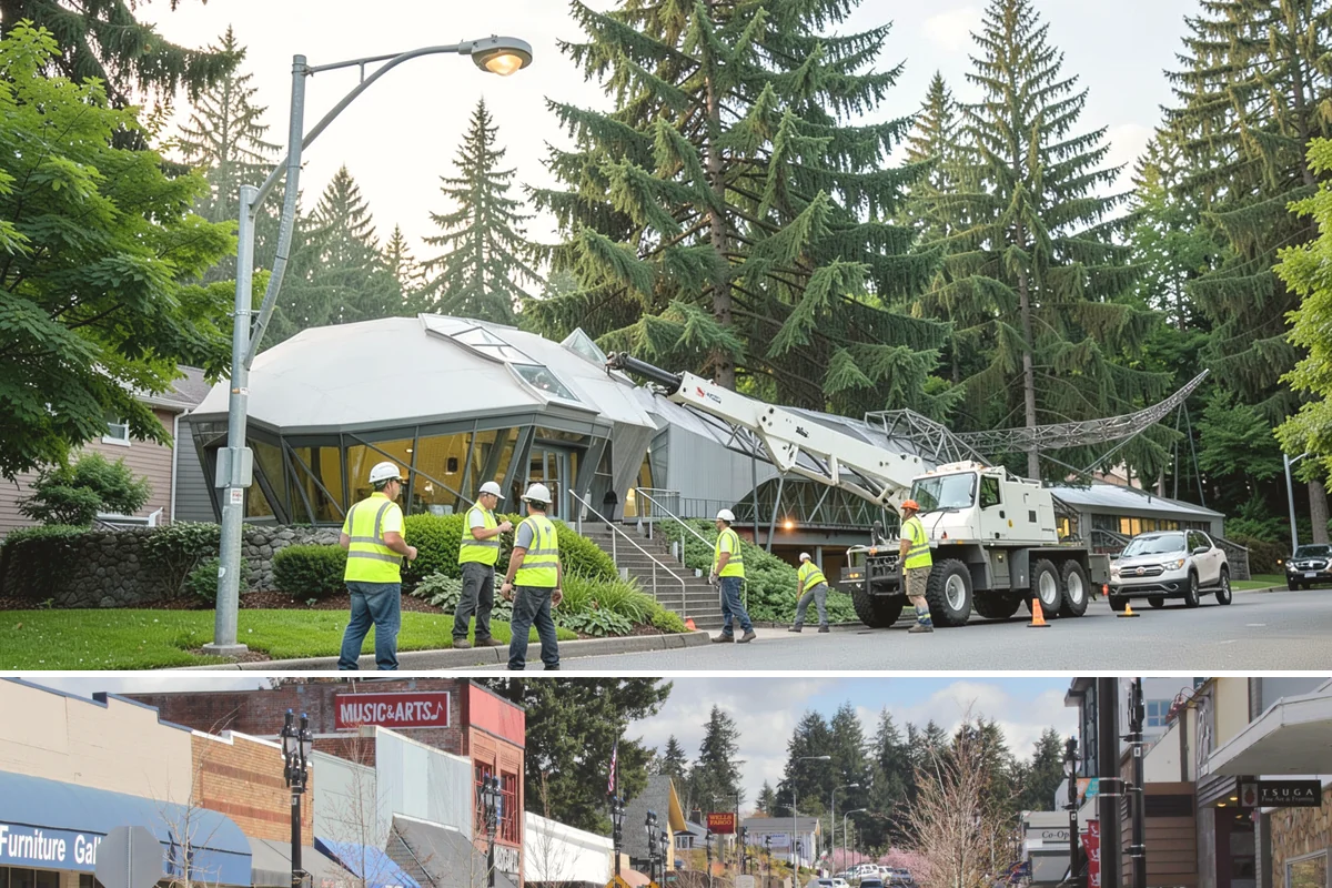 Right-of-Way Vegetation Removal in Bothell, King County, WA - Full-corridor removal is scheduled in the drier late-spring through early-fall window to manage soil disturbance and meet erosion...