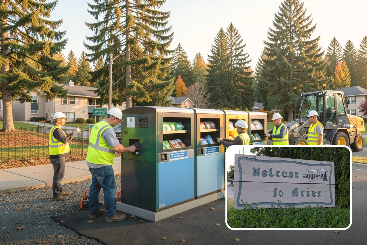 Right-of-Way Vegetation Removal in Brier, Snohomish County, WA - Recovers encroached easement width for capital and enforcement needs