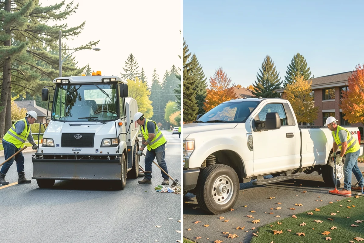 Right-of-Way Vegetation Removal in Brier, Snohomish County, WA - Confirm right-of-way limits with agency survey data and mark boundaries