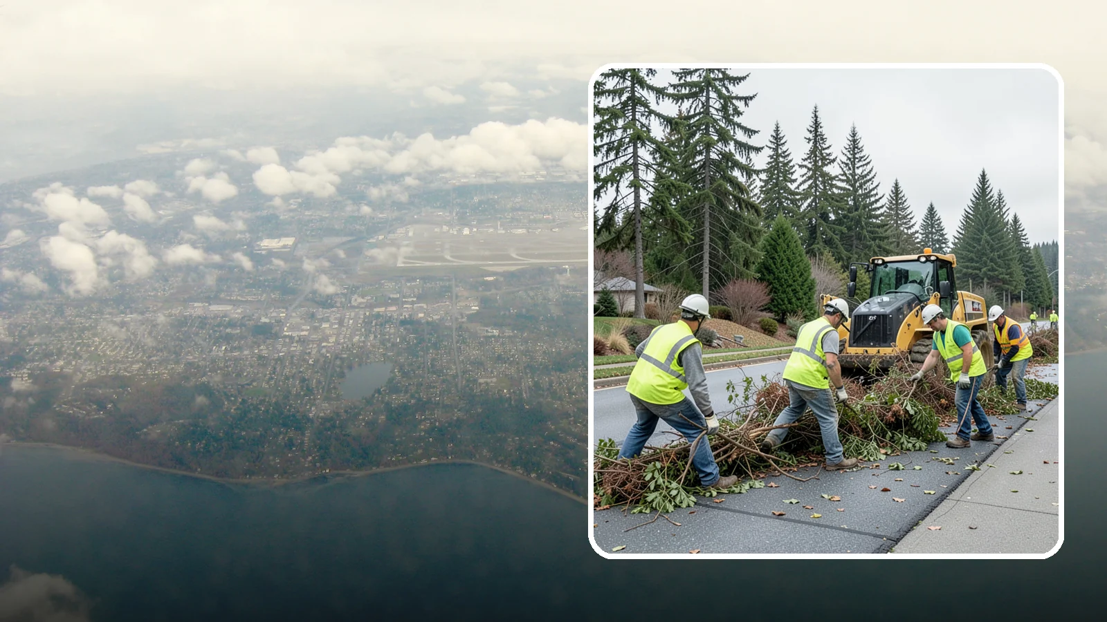 Right-of-Way Vegetation Removal in Burien, King County, WA - Comprehensive vegetation removal that restores full right-of-way function where growth has overtaken the public easement.