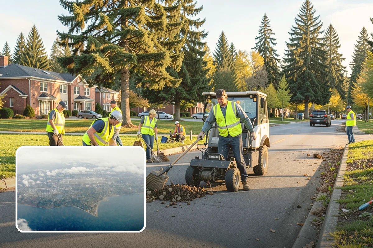 Right-of-Way Vegetation Removal in Burien, King County, WA - Recovers encroached easement width for capital and enforcement needs