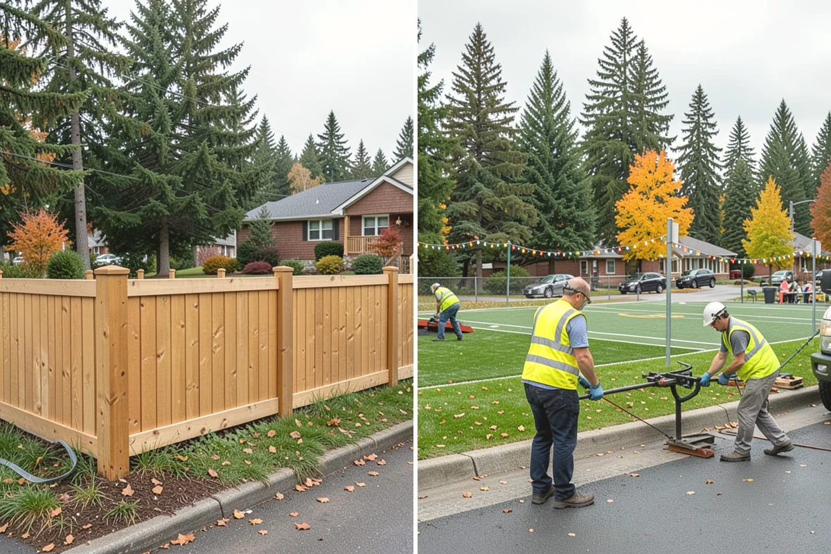 Right-of-Way Vegetation Removal in Burien, King County, WA - Confirm right-of-way limits with agency survey data and mark boundaries
