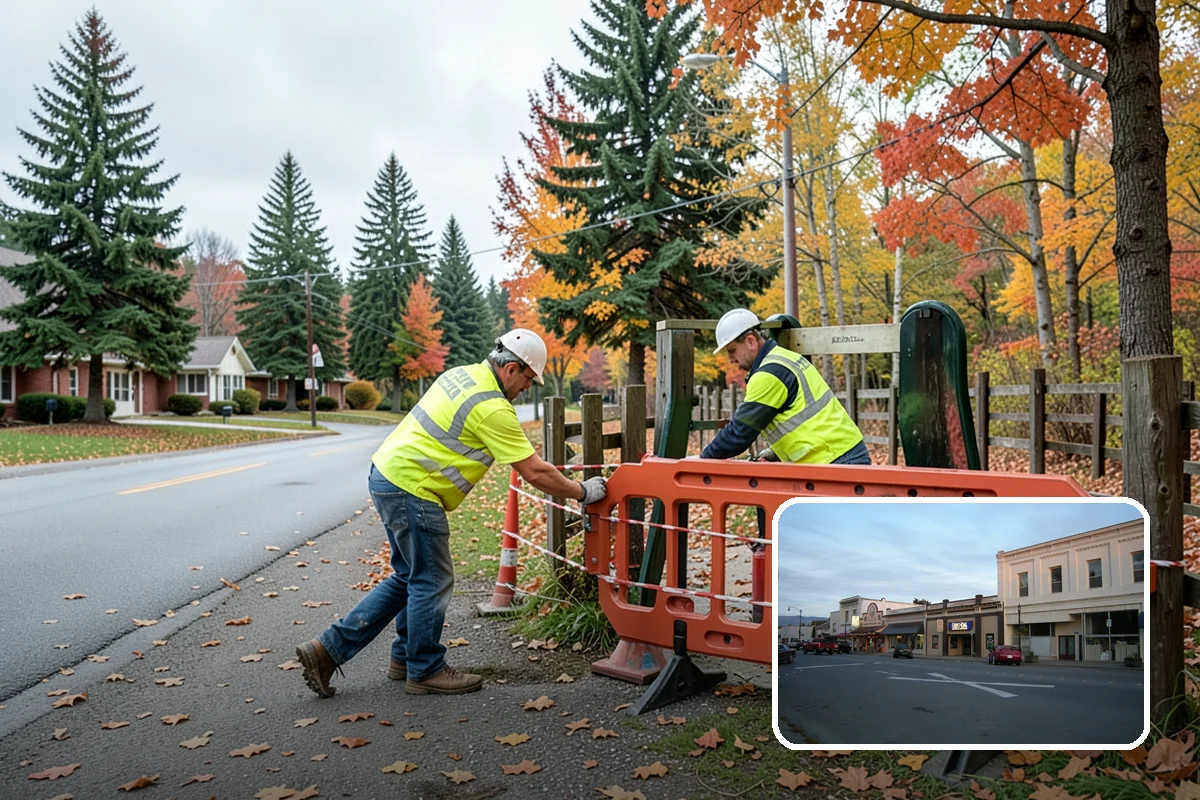 Right-of-Way Vegetation Removal in Burlington, Skagit County, WA - Recovers encroached easement width for capital and enforcement needs