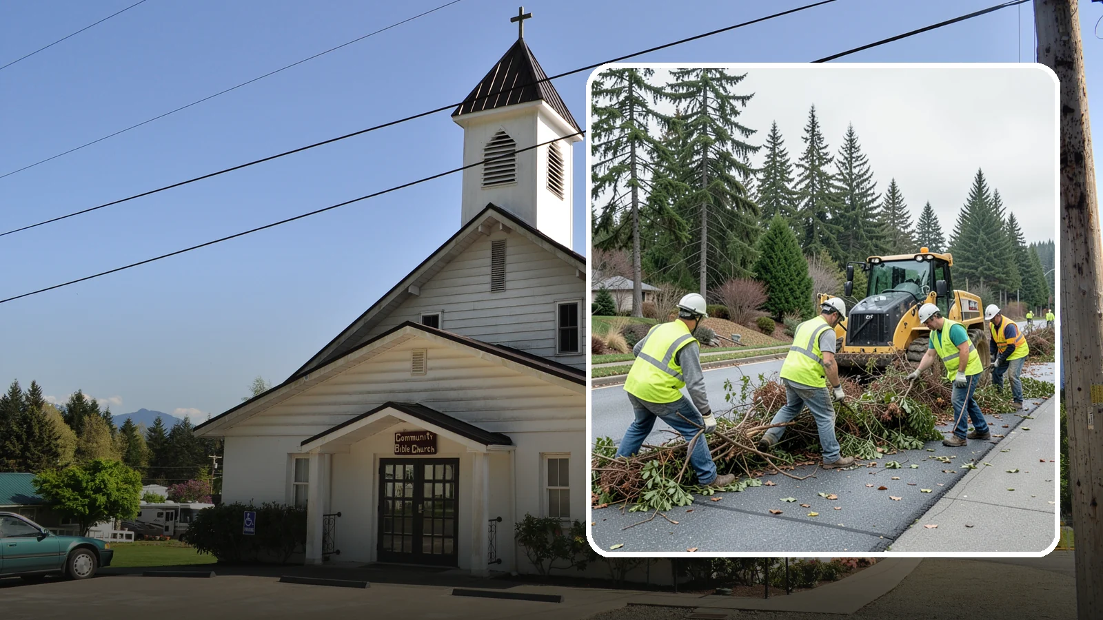 Right-of-Way Vegetation Removal in Concrete, Skagit County, WA - Comprehensive vegetation removal that restores full right-of-way function where growth has overtaken the public easement.