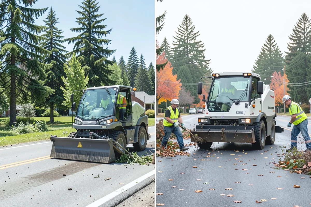 Right-of-Way Vegetation Removal in Coupeville, Island County, WA - Confirm right-of-way limits with agency survey data and mark boundaries