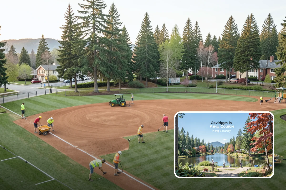 Right-of-Way Vegetation Removal in Covington, King County, WA - Recovers encroached easement width for capital and enforcement needs