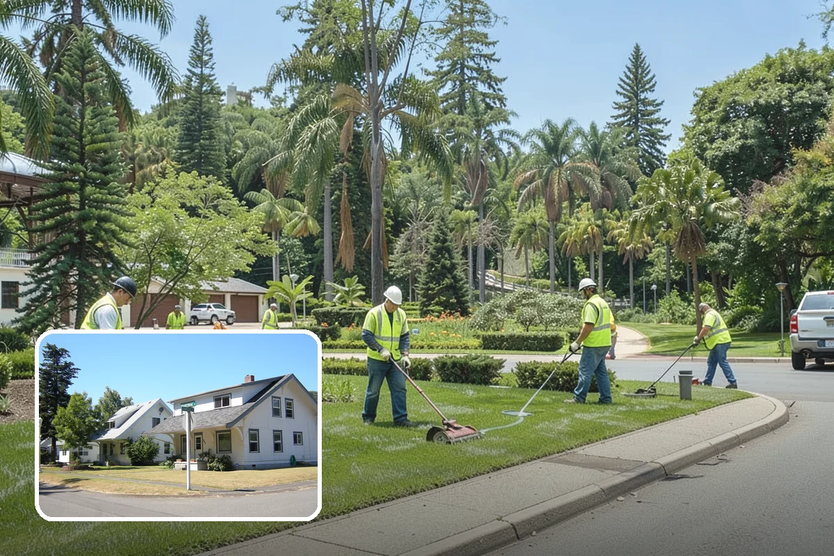 Right-of-Way Vegetation Removal in DuPont, Pierce County, WA - Recovers encroached easement width for capital and enforcement needs