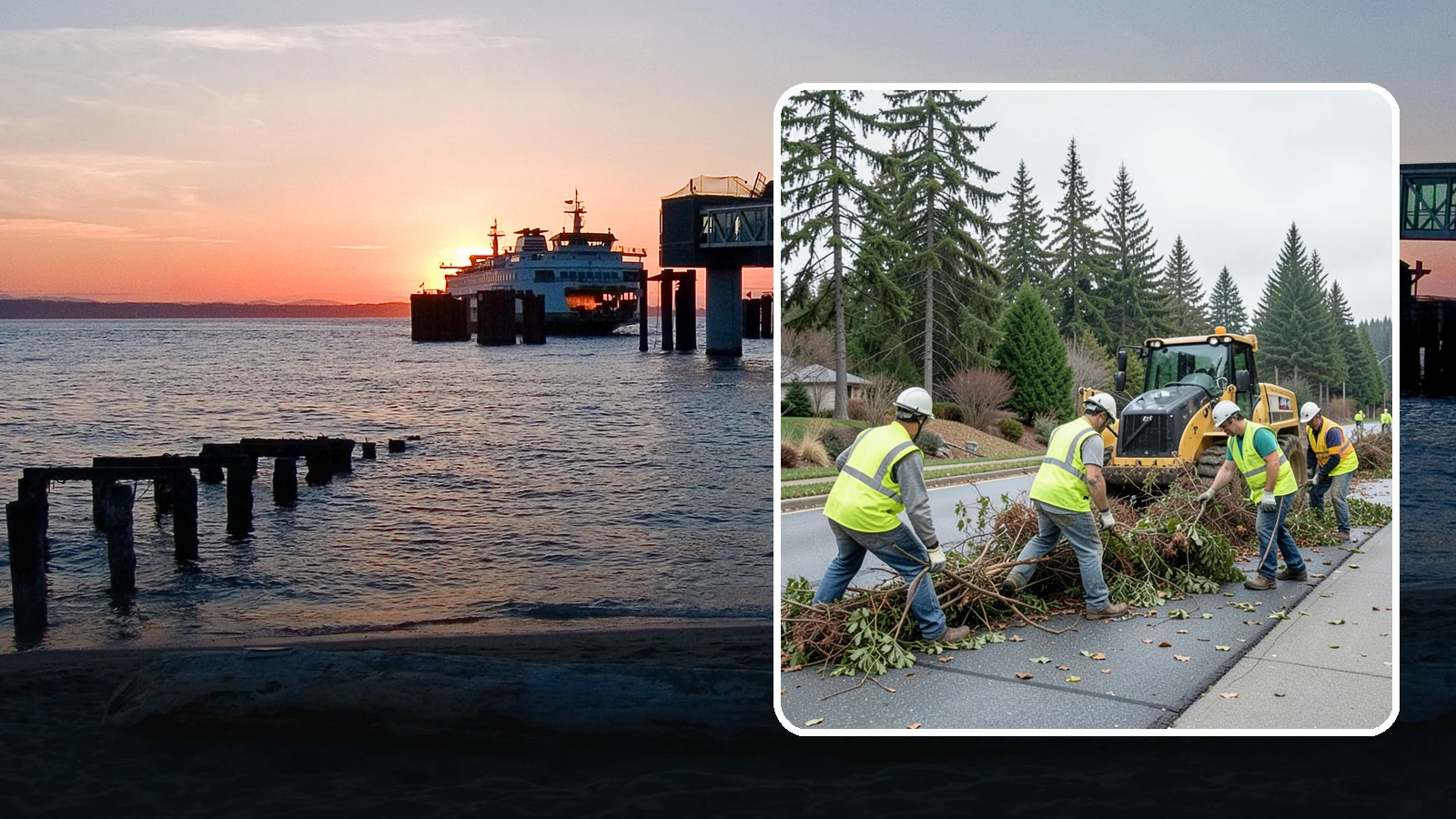 Right-of-Way Vegetation Removal in Edmonds, Snohomish County, WA - Comprehensive vegetation removal that restores full right-of-way function where growth has overtaken the public easement.