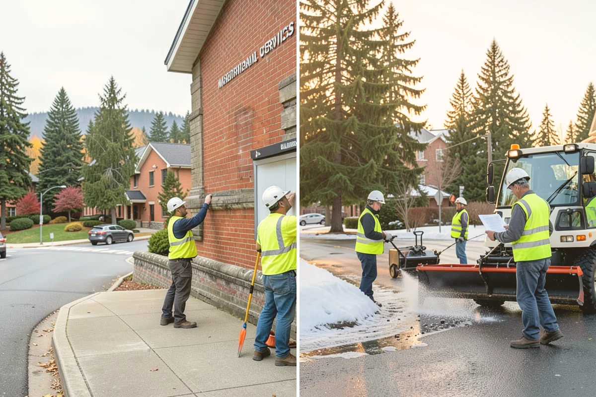 Right-of-Way Vegetation Removal in Edmonds, Snohomish County, WA - Confirm right-of-way limits with agency survey data and mark boundaries