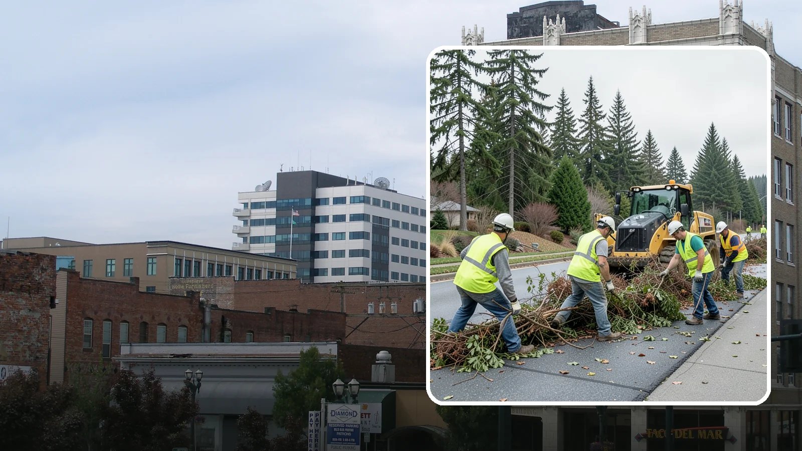 Right-of-Way Vegetation Removal in Everett, Snohomish County, WA - Comprehensive vegetation removal that restores full right-of-way function where growth has overtaken the public easement.