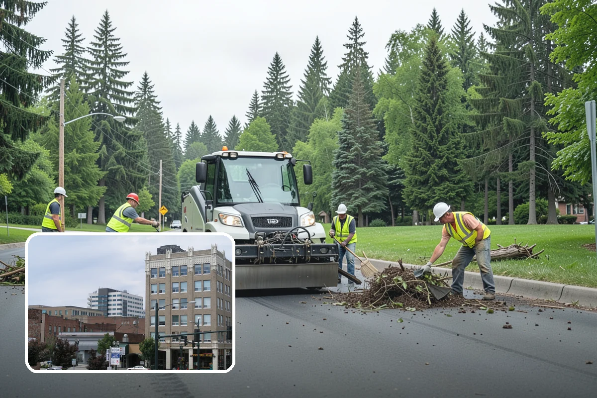 Right-of-Way Vegetation Removal in Everett, Snohomish County, WA - Recovers encroached easement width for capital and enforcement needs
