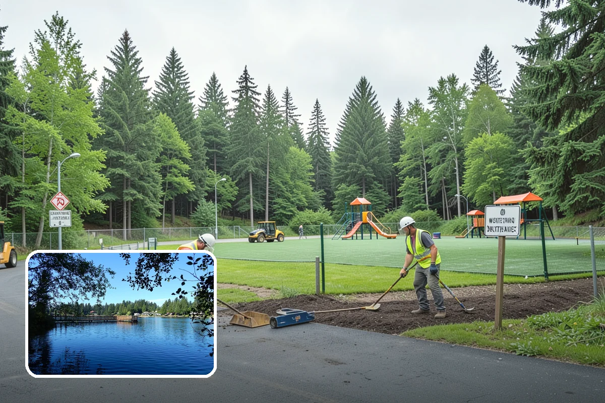 Right-of-Way Vegetation Removal in Federal Way, King County, WA - Recovers encroached easement width for capital and enforcement needs