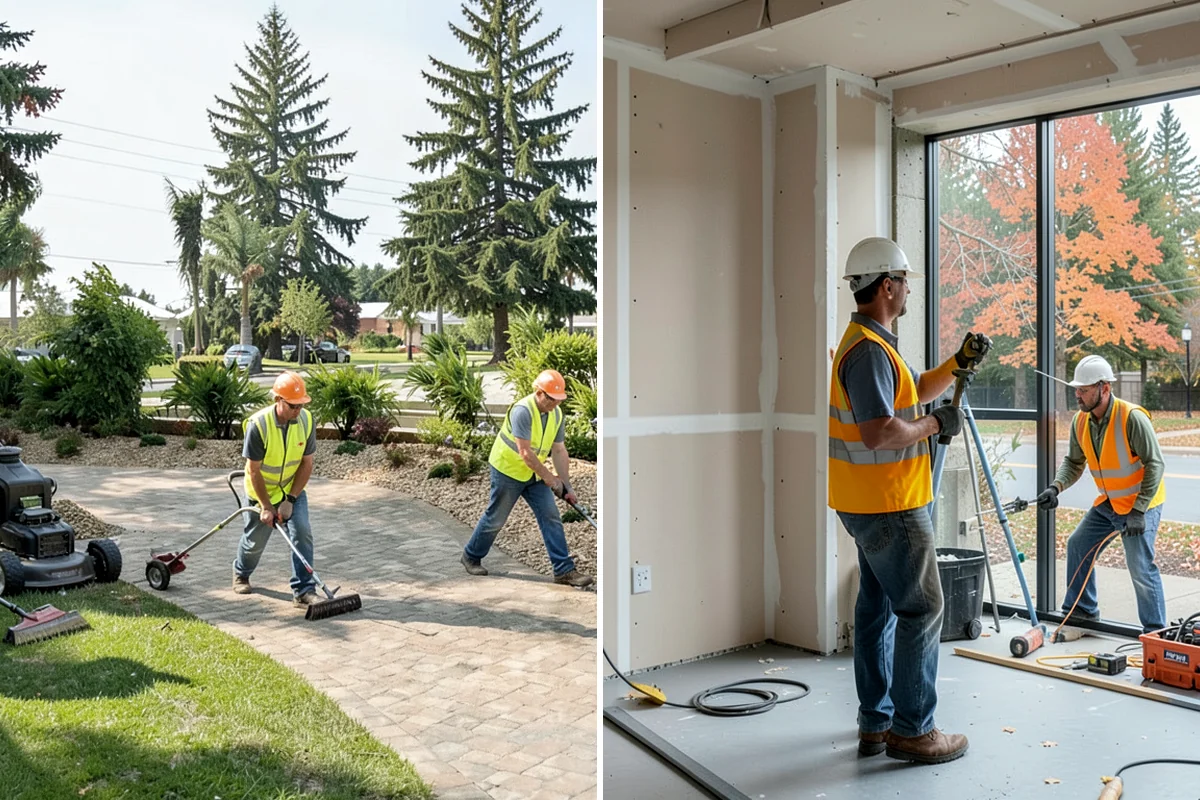 Right-of-Way Vegetation Removal in Federal Way, King County, WA - Confirm right-of-way limits with agency survey data and mark boundaries