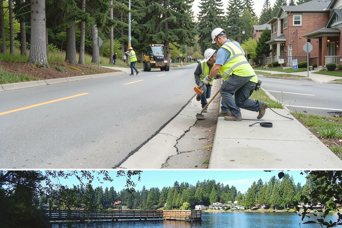 Right-of-Way Vegetation Removal in Federal Way, King County, WA - Full-corridor removal is scheduled in the drier late-spring through early-fall window to manage soil disturbance and meet erosion...