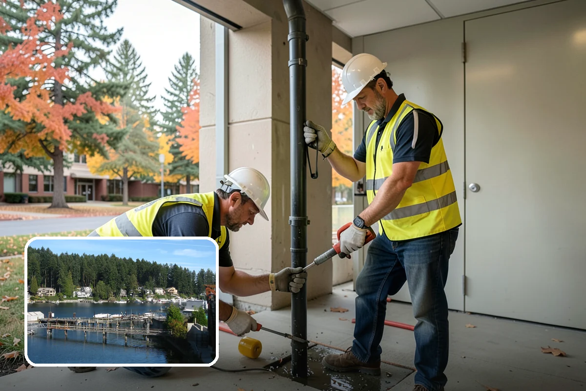 Right-of-Way Vegetation Removal in Gig Harbor, Pierce County, WA - Recovers encroached easement width for capital and enforcement needs
