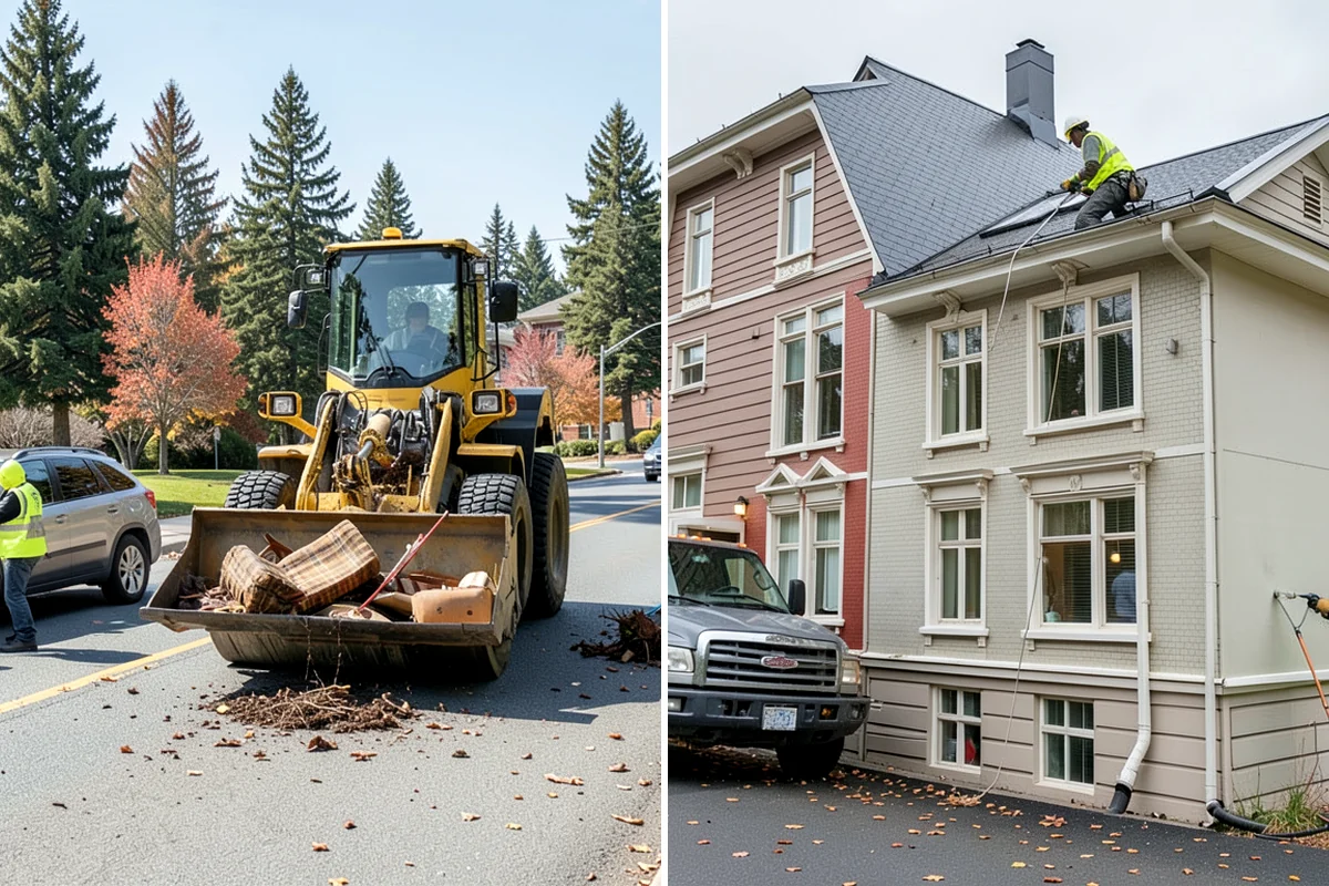 Right-of-Way Vegetation Removal in Gig Harbor, Pierce County, WA - Confirm right-of-way limits with agency survey data and mark boundaries