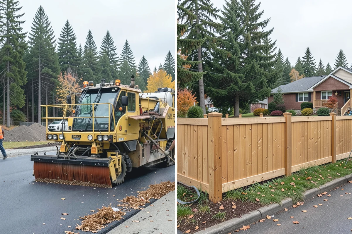 Right-of-Way Vegetation Removal in Gold Bar, Snohomish County, WA - Confirm right-of-way limits with agency survey data and mark boundaries