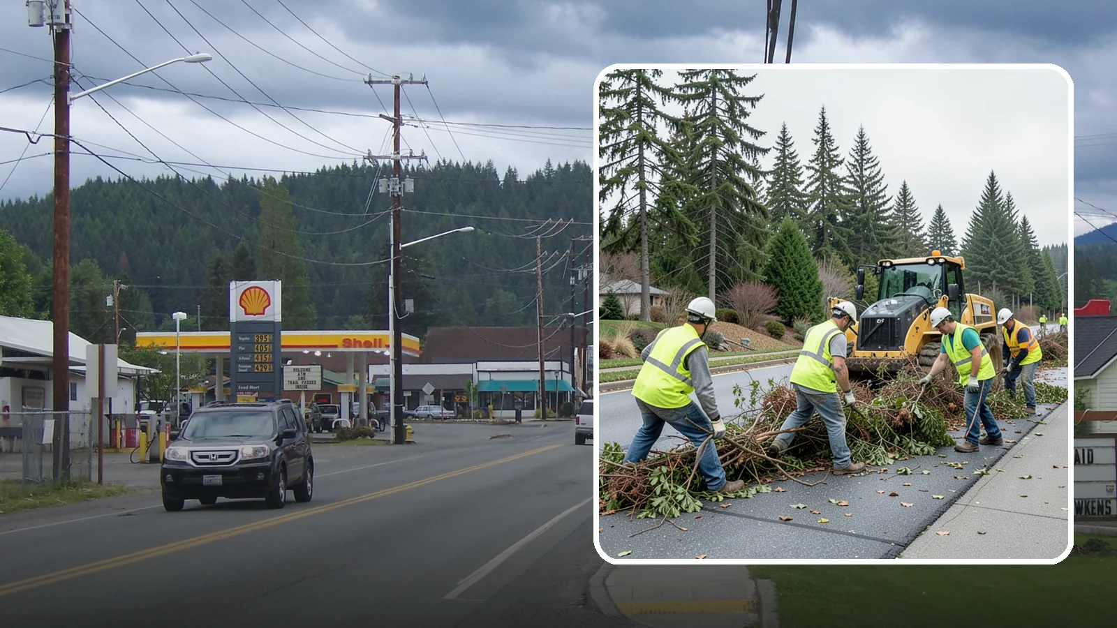Right-of-Way Vegetation Removal in Granite Falls, Snohomish County, WA - Comprehensive vegetation removal that restores full right-of-way function where growth has overtaken the public easement.
