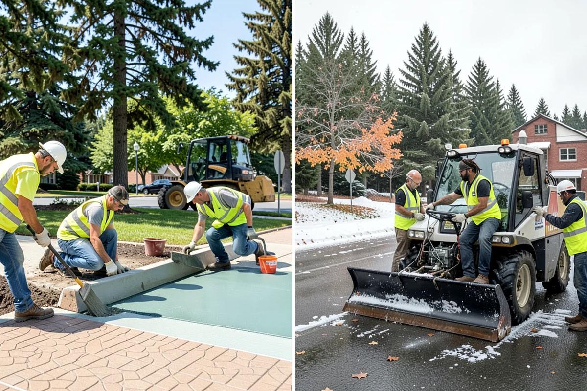 Right-of-Way Vegetation Removal in Hunts Point, King County, WA - Confirm right-of-way limits with agency survey data and mark boundaries