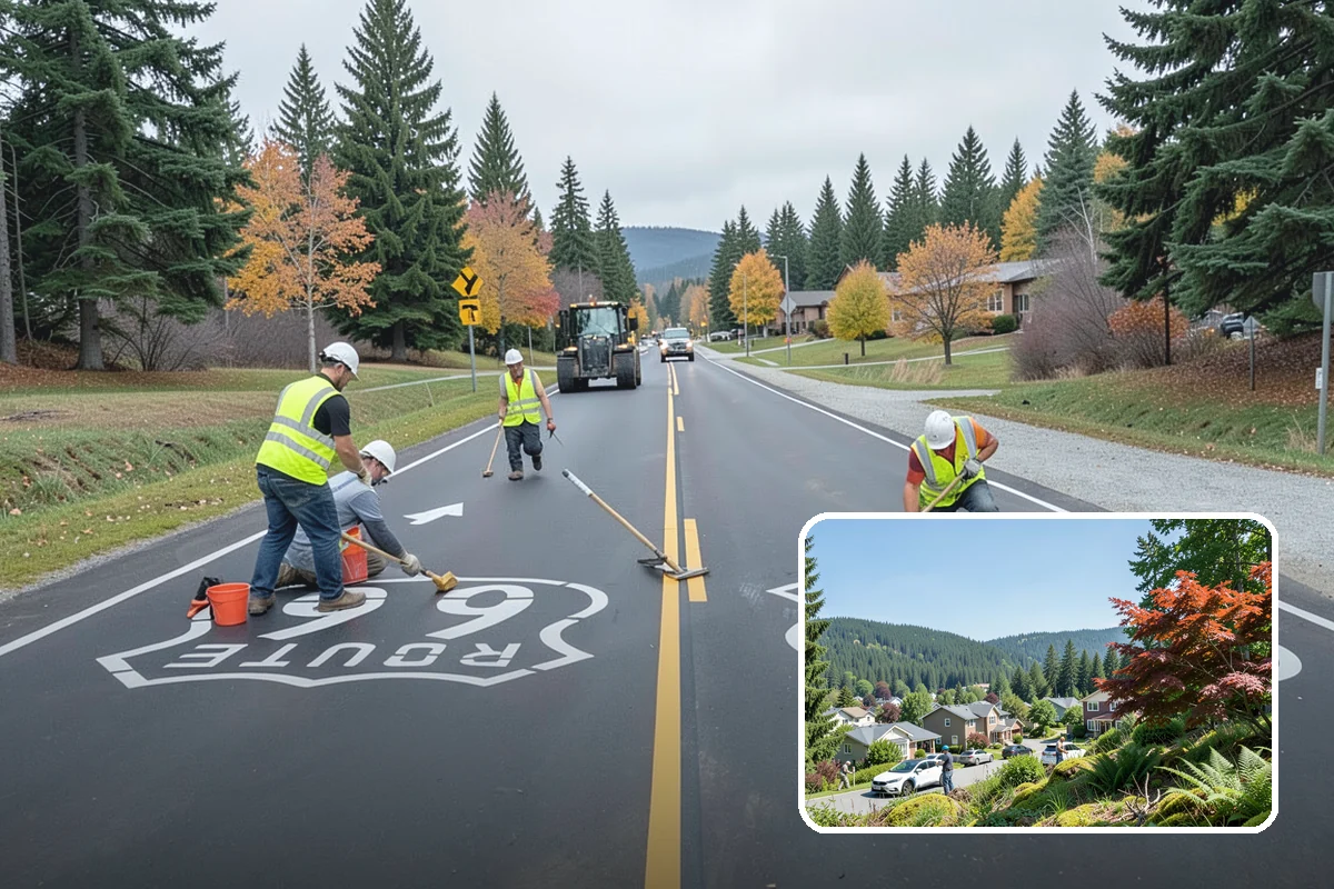 Right-of-Way Vegetation Removal in Index, Snohomish County, WA - Recovers encroached easement width for capital and enforcement needs
