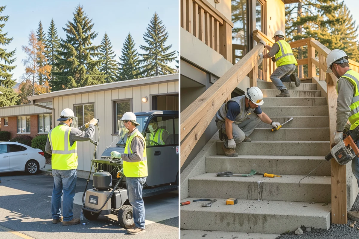 Right-of-Way Vegetation Removal in Index, Snohomish County, WA - Confirm right-of-way limits with agency survey data and mark boundaries