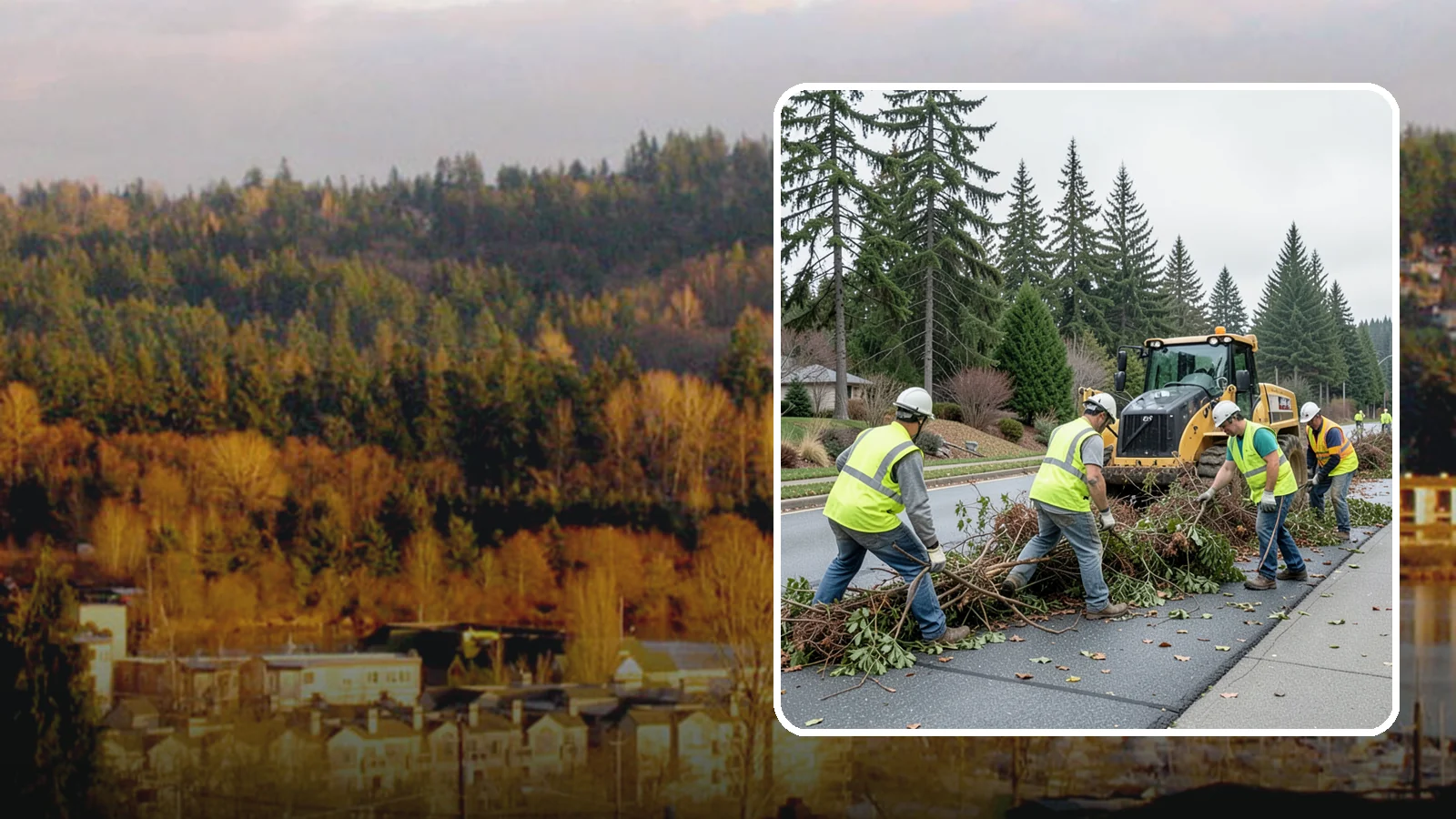 Right-of-Way Vegetation Removal in Kenmore, King County, WA - Comprehensive vegetation removal that restores full right-of-way function where growth has overtaken the public easement.