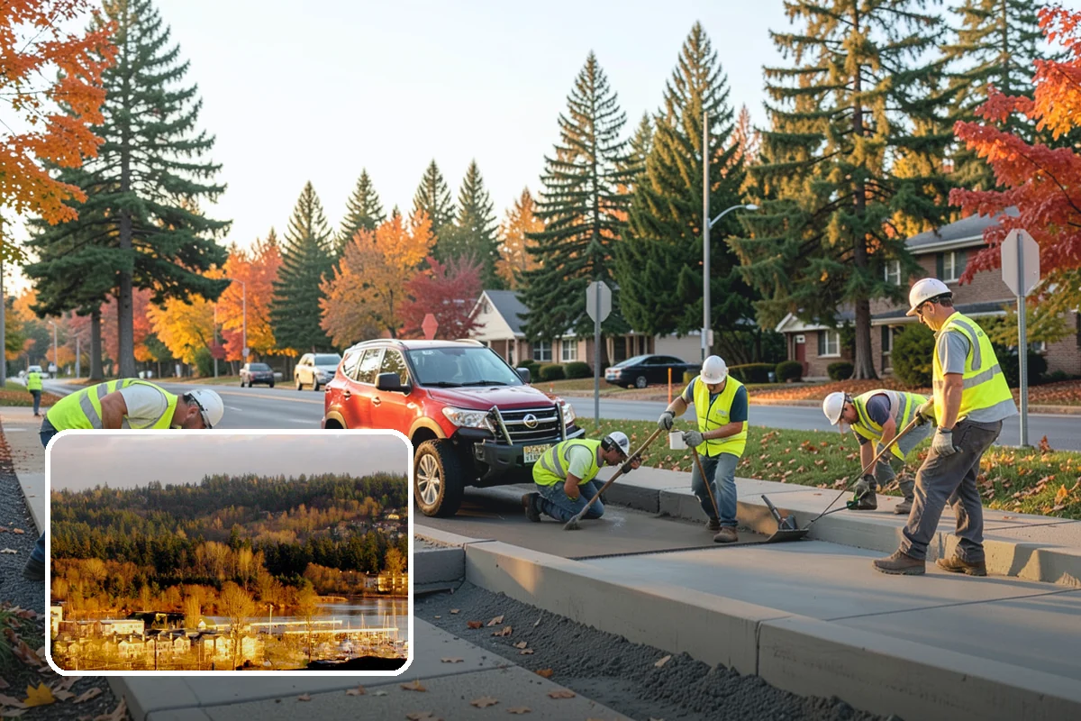 Right-of-Way Vegetation Removal in Kenmore, King County, WA - Recovers encroached easement width for capital and enforcement needs