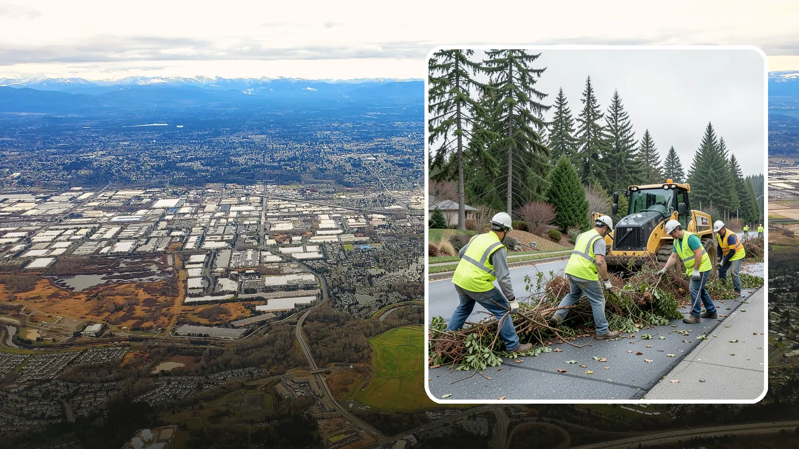 Right-of-Way Vegetation Removal in Kent, King County, WA - Comprehensive vegetation removal that restores full right-of-way function where growth has overtaken the public easement.