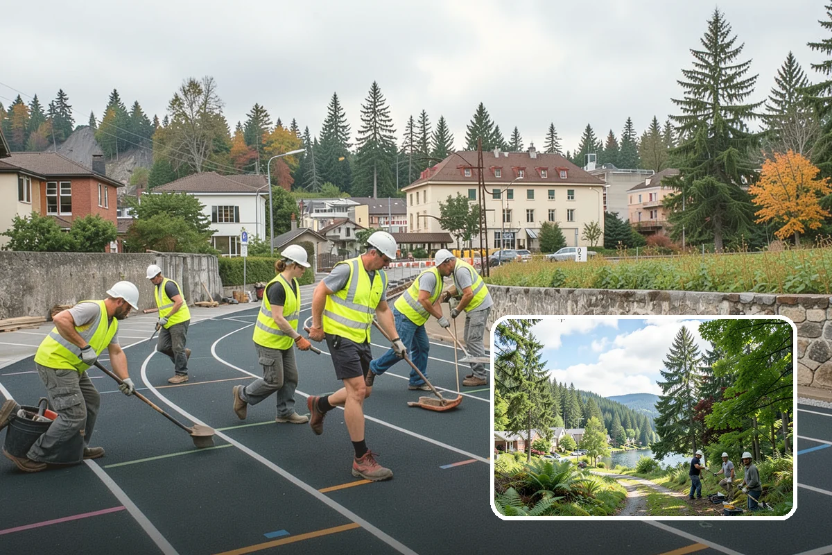 Right-of-Way Vegetation Removal in Lake Forest Park, King County, WA - Recovers encroached easement width for capital and enforcement needs