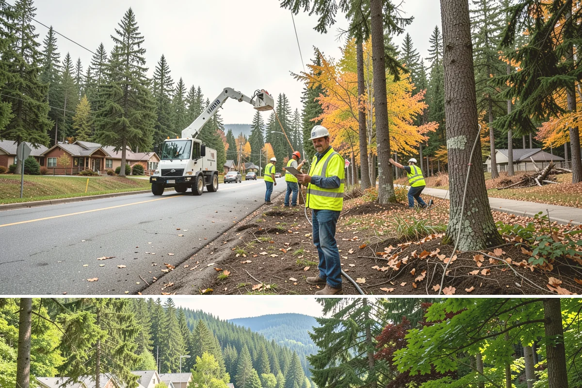 Right-of-Way Vegetation Removal in Lake Forest Park, King County, WA - Full-corridor removal is scheduled in the drier late-spring through early-fall window to manage soil disturbance and meet erosion...