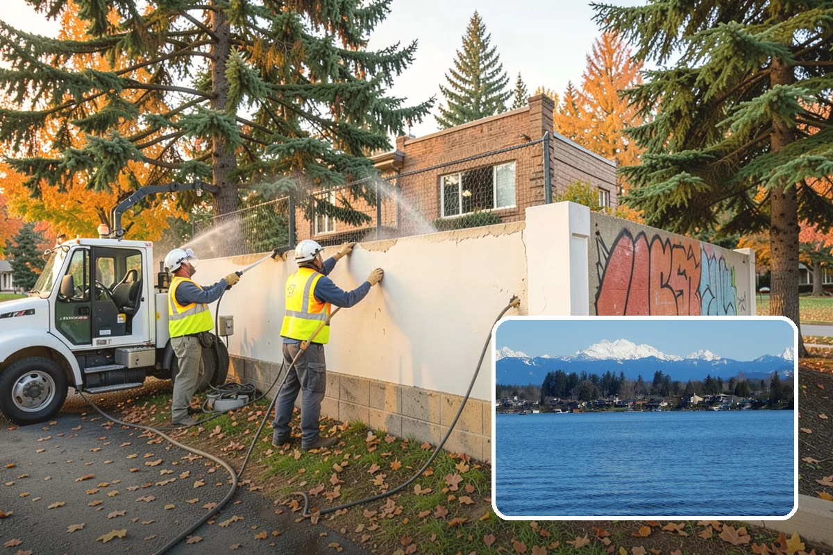 Right-of-Way Vegetation Removal in Lake Stevens, Snohomish County, WA - Recovers encroached easement width for capital and enforcement needs