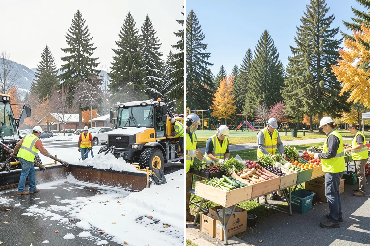 Right-of-Way Vegetation Removal in Lake Stevens, Snohomish County, WA - Confirm right-of-way limits with agency survey data and mark boundaries