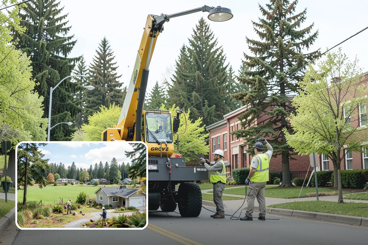 Right-of-Way Vegetation Removal in Lyman, Skagit County, WA - Recovers encroached easement width for capital and enforcement needs