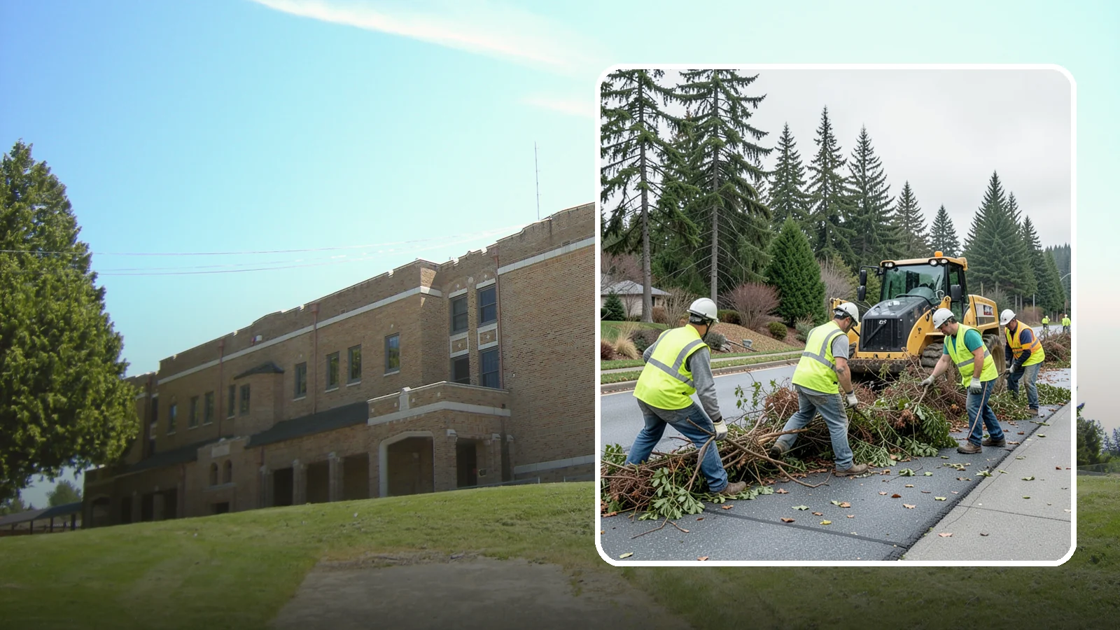 Right-of-Way Vegetation Removal in Maple Valley, King County, WA - Comprehensive vegetation removal that restores full right-of-way function where growth has overtaken the public easement.