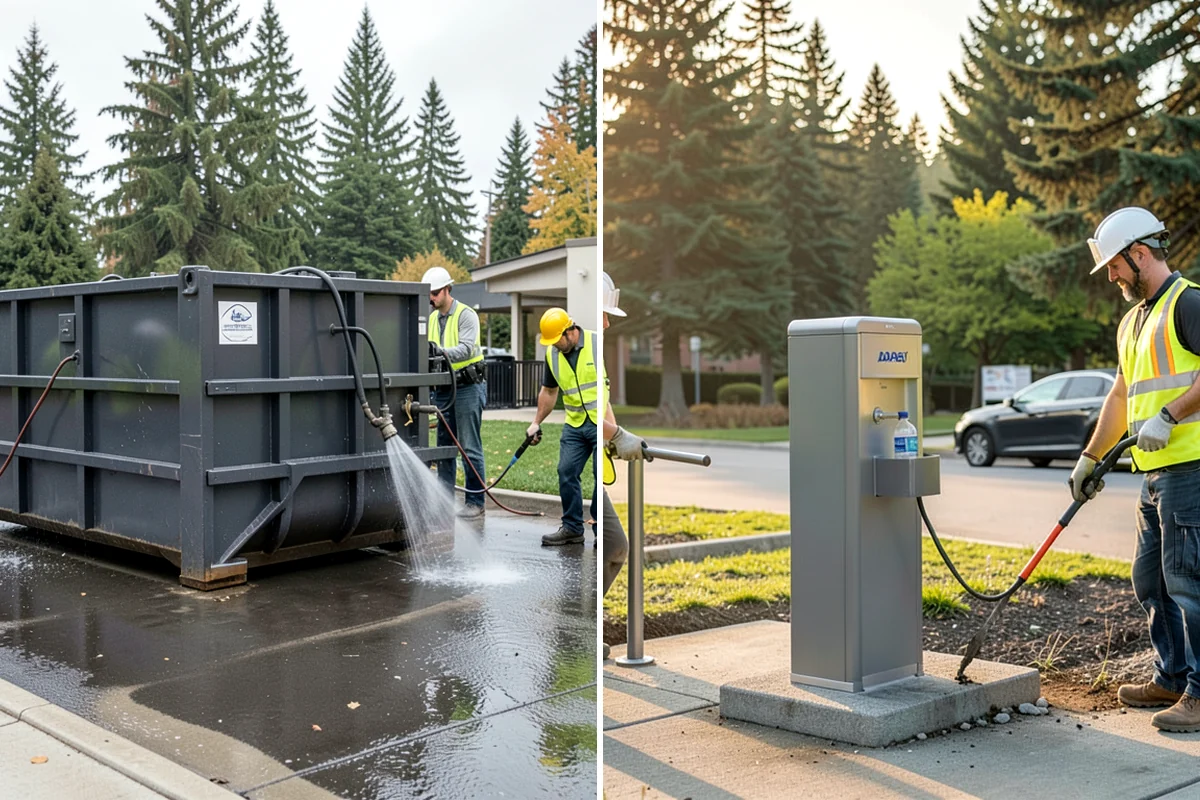 Right-of-Way Vegetation Removal in Maple Valley, King County, WA - Confirm right-of-way limits with agency survey data and mark boundaries