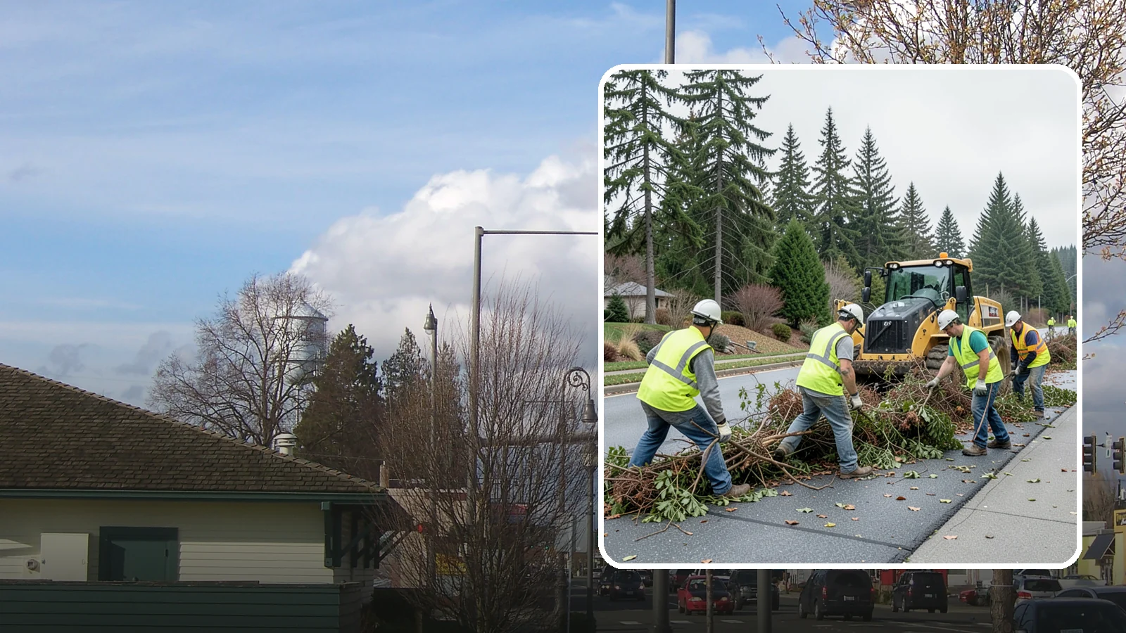 Right-of-Way Vegetation Removal in Marysville, Snohomish County, WA - Comprehensive vegetation removal that restores full right-of-way function where growth has overtaken the public easement.