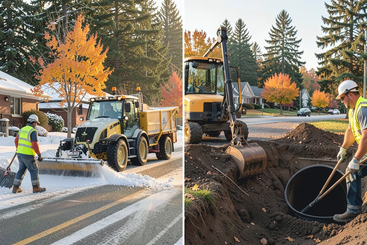 Right-of-Way Vegetation Removal in Marysville, Snohomish County, WA - Confirm right-of-way limits with agency survey data and mark boundaries