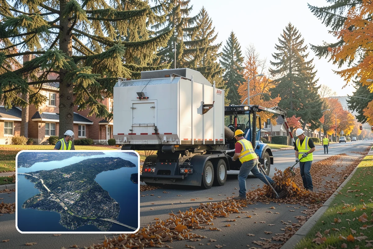 Right-of-Way Vegetation Removal in Mercer Island, King County, WA - Recovers encroached easement width for capital and enforcement needs